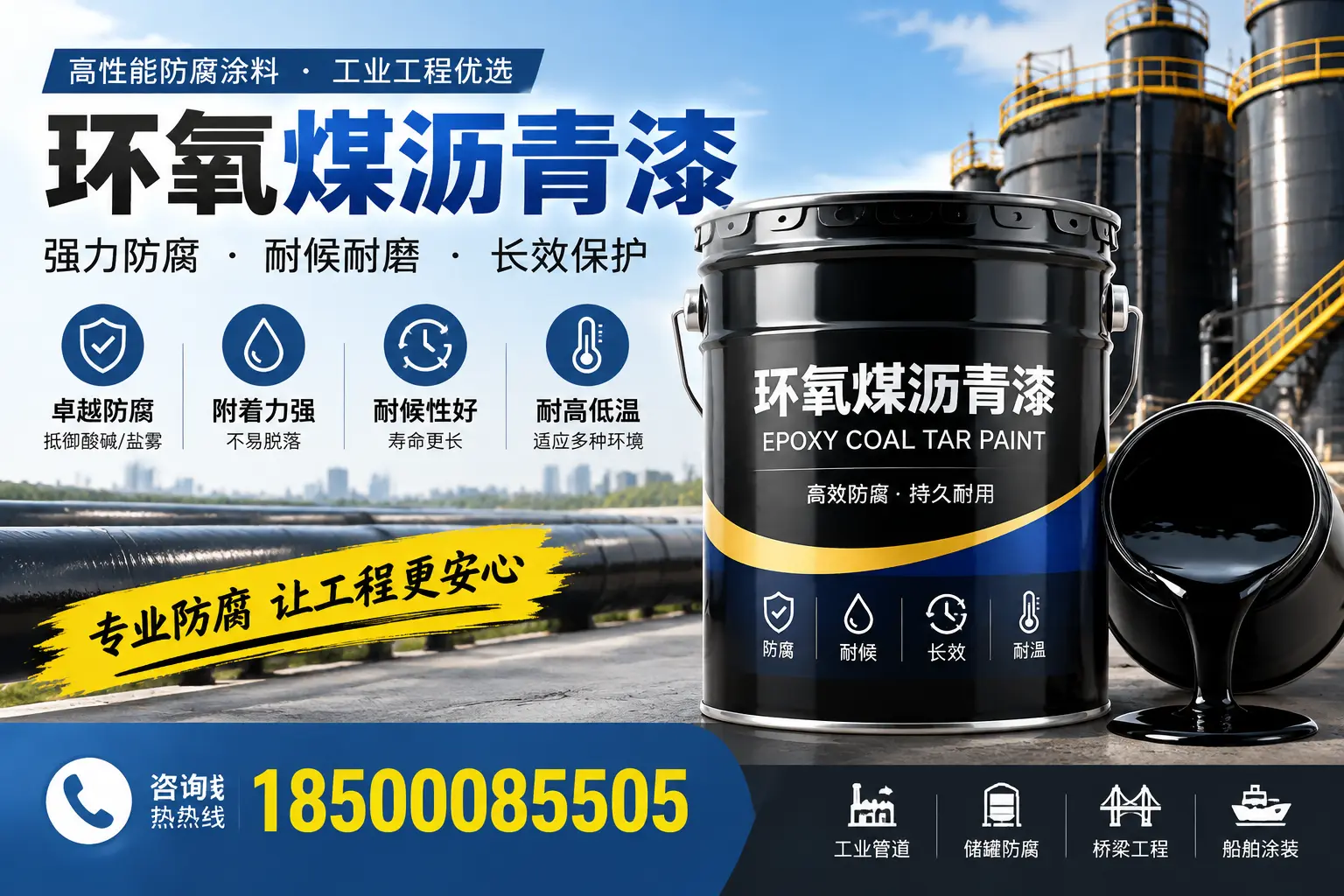 环氧煤沥青漆的施工方法与注意事项，确保在上海顺利完成