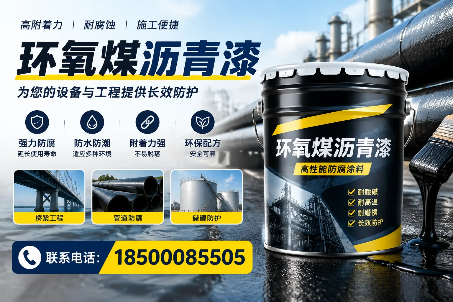 环氧煤沥青漆与其他涂料的对比分析，助力上海企业决策