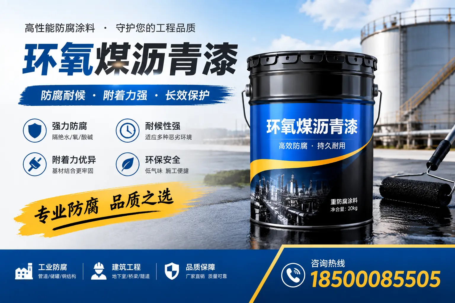 如何选择适合的环氧煤沥青漆？上海市场选型指南